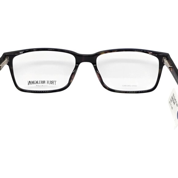 True Religion Duke NAV Eyeglass Frames 57-17-145 Navy Tortoise Rectangle Men’s - Picture 6 of 8